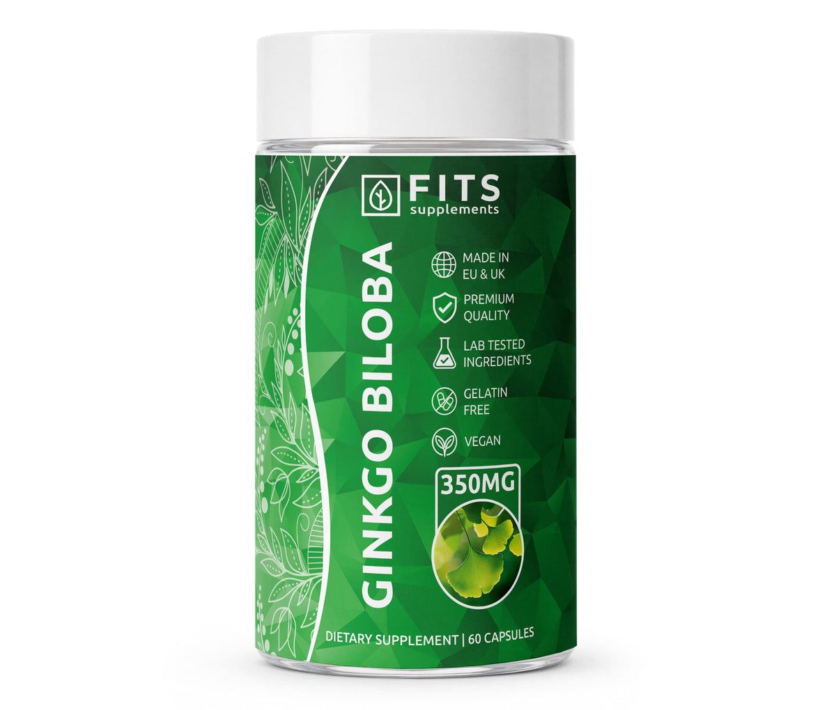 Ginkgo biloba 350 mg 60 kapsułek
