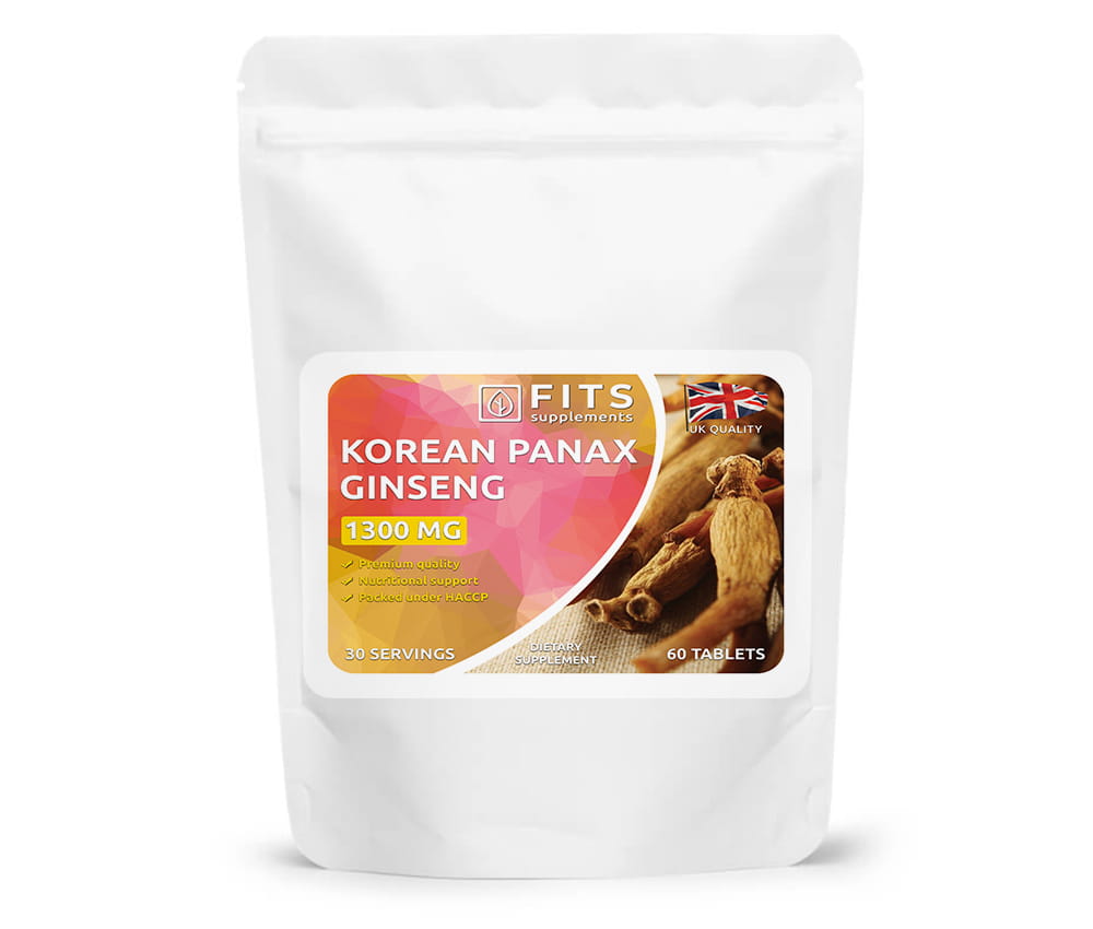 Żeń-szeń koreański 1300mg 60 tabletek