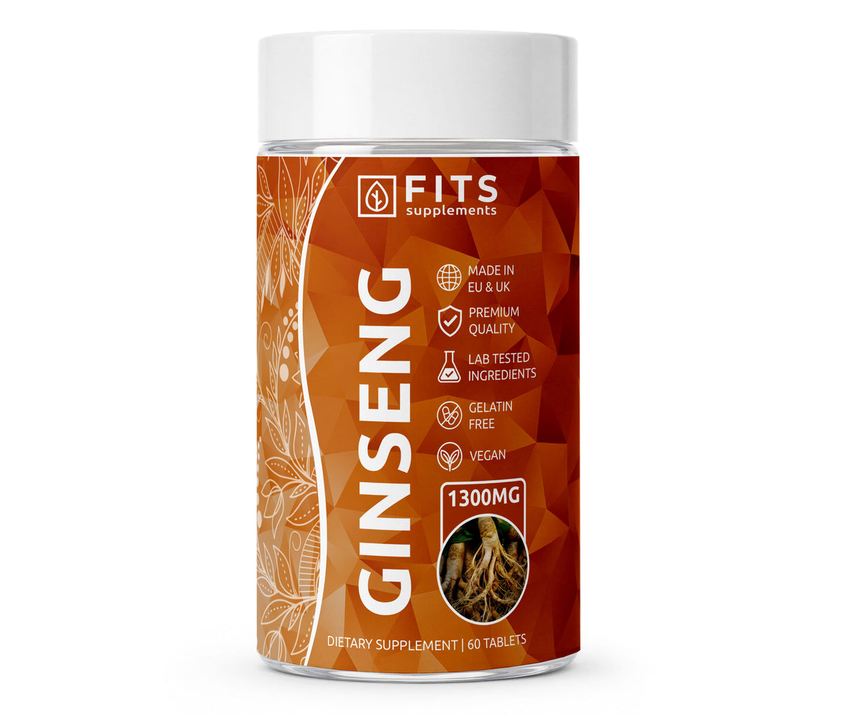 Korean Ginseng 1300mg 60 tablets