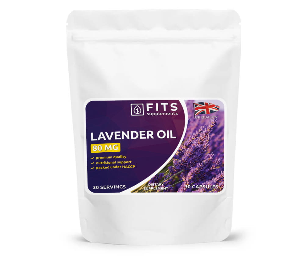 Olejek lawendowy 80mg 30 kapsułek