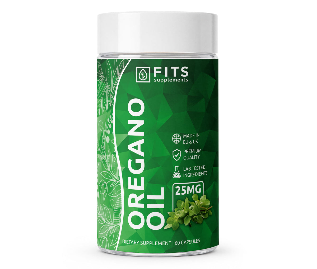 Oregano Oil 25mg 60 capsules