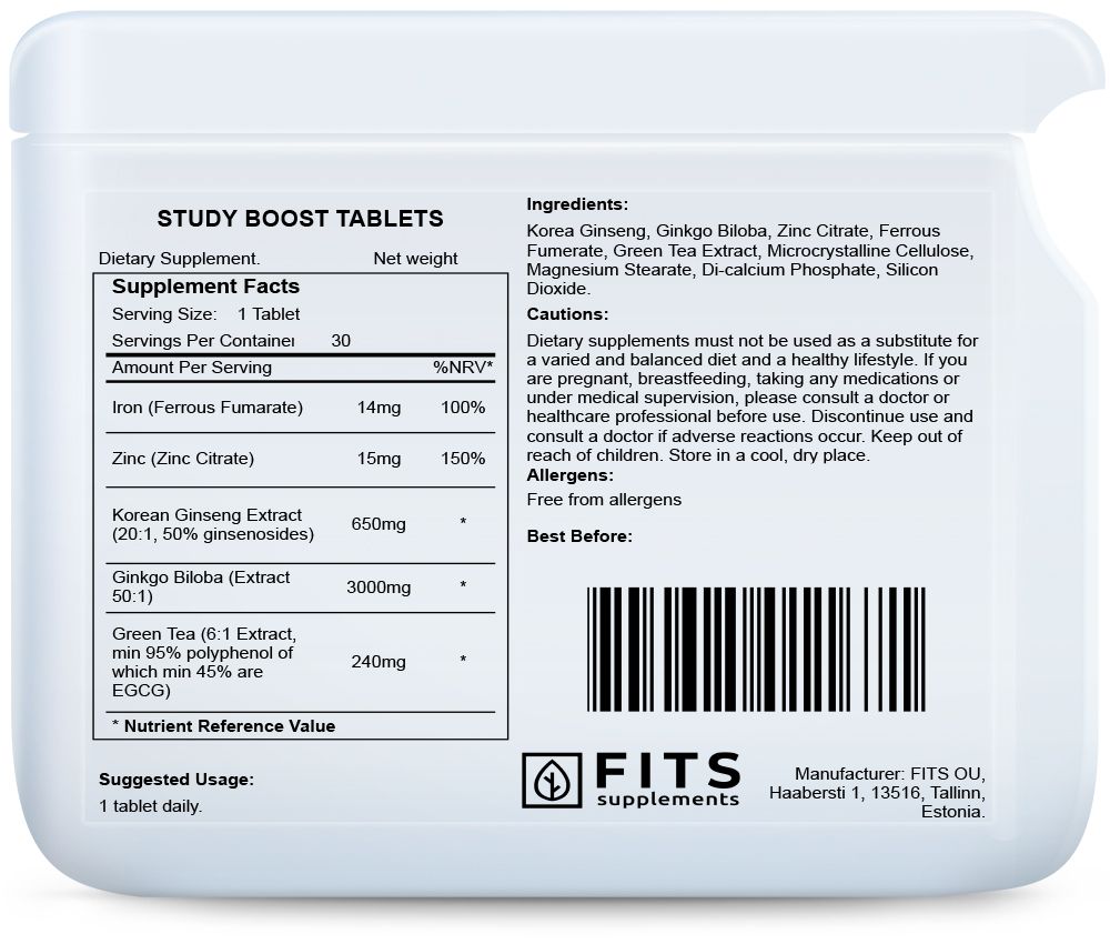 Study Boost 30 tabletek