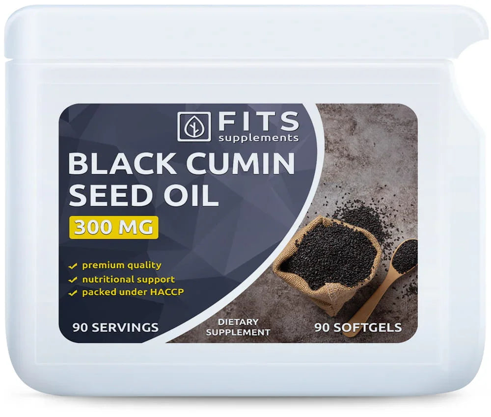 Black Cumin Oil 300mg 90 softgels - FITS Dietary Supplements
