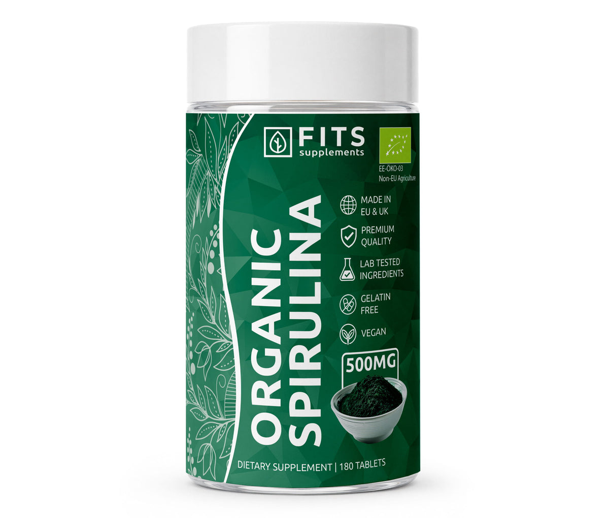 Spirulina 500mg 180 tabletek