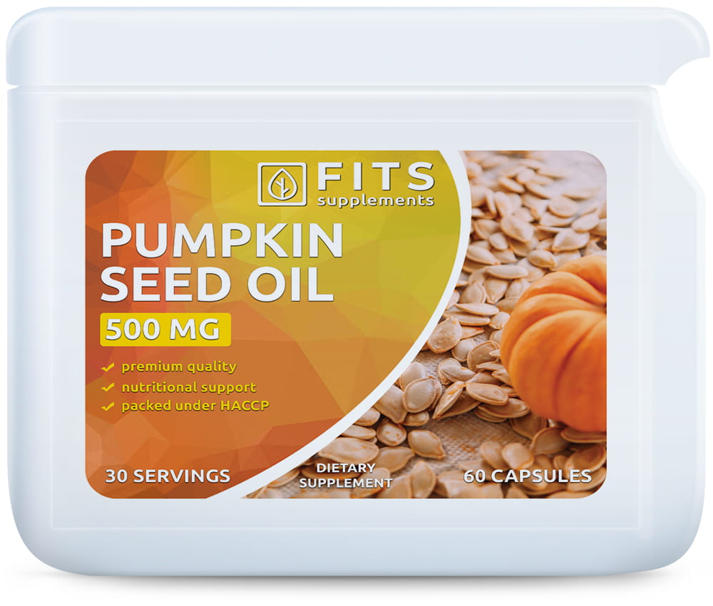Pumpkin Seed Oil 500mg 60 capsules