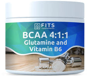 BCAA 4:1:1 with Glutamine and Vitamin B6 300 capsules - FITS Dietary Supplements