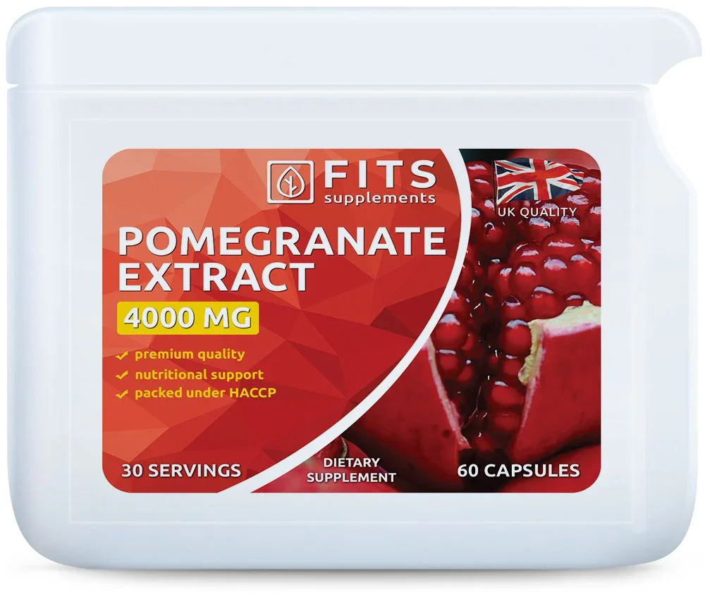 Pomegranate Extract 4000mg 60 capsules - FITS Dietary Supplements
