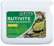 Rutivite Green Buckwheat 500mg 60 tablets - FITS Dietary Supplements