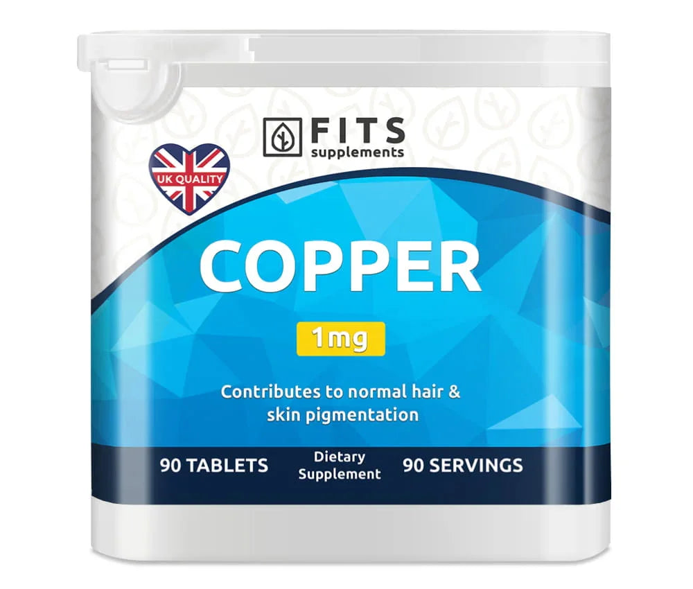 Copper 1mg 90 tablets - FITS Dietary Supplements