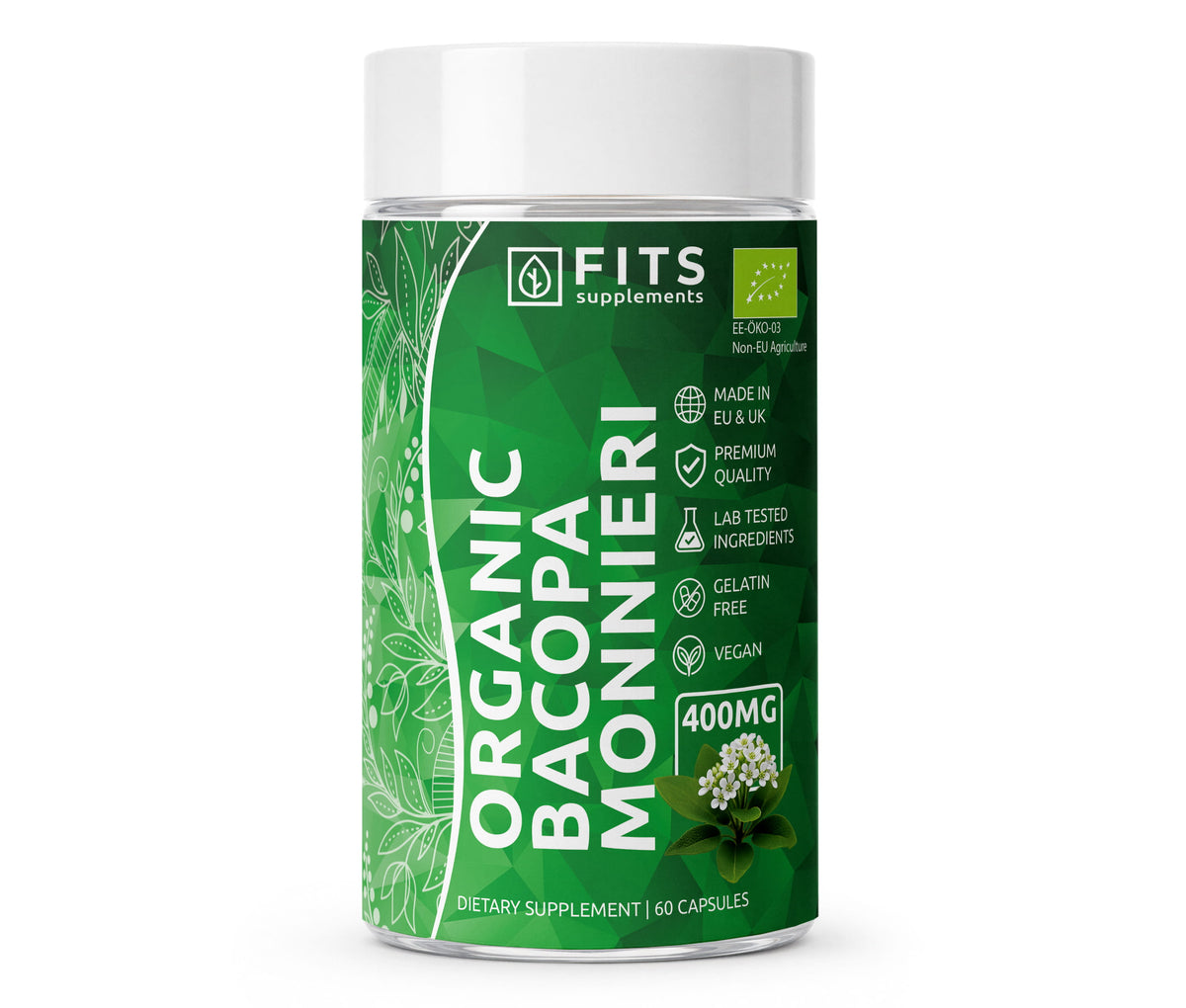 Bacopa Monnieri 400mg 60 kapsułek