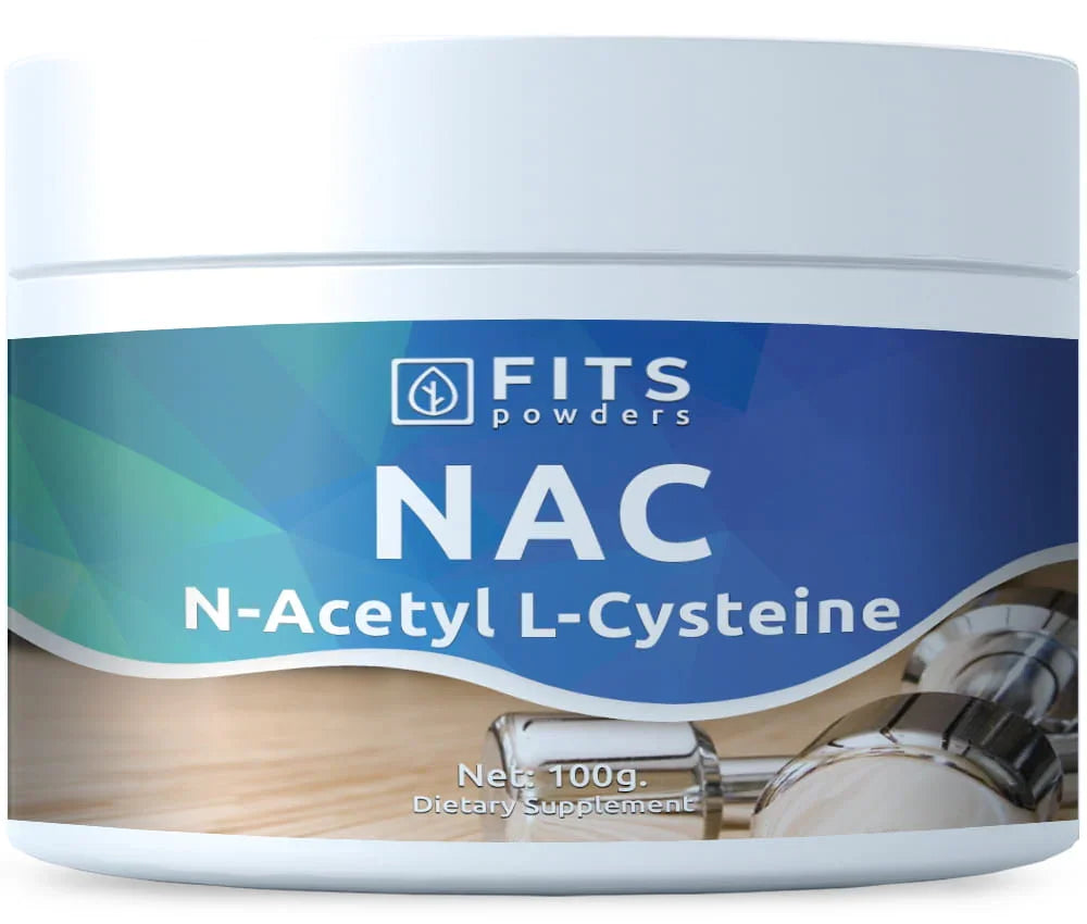 NAC N-Acetyl L-Cysteine powder 100g - FITS Dietary Supplements