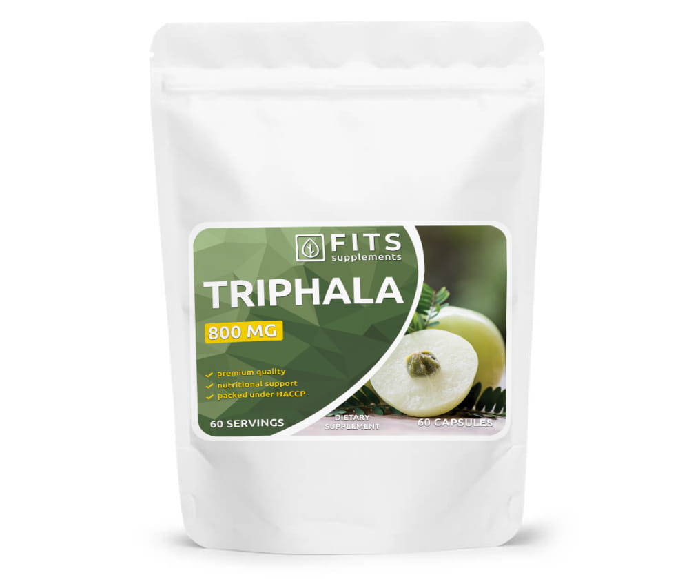 Triphala 800mg 60 kapsułek