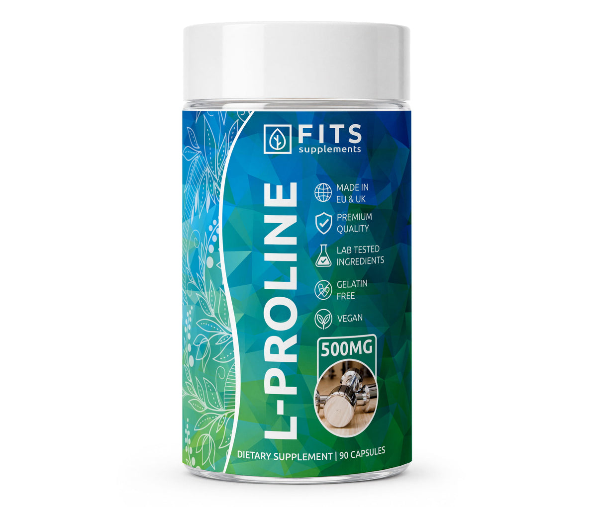 L-Prolina 500mg 90 kapsułek