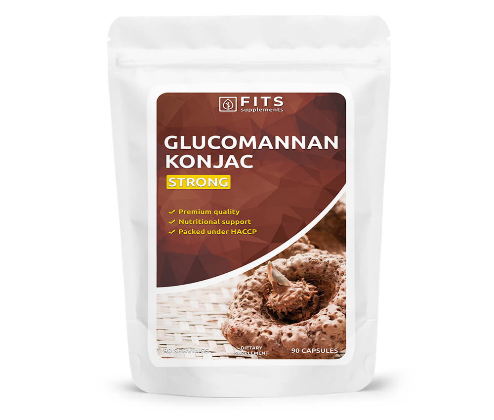 Glukomannan Konjac Strong 600mg 90 kapsułek