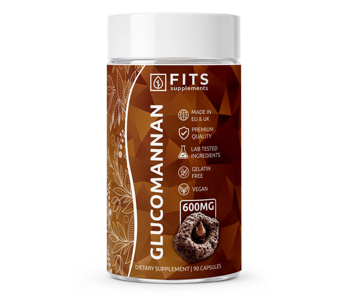 Glukomannan Konjac Strong 600mg 90 kapsułek