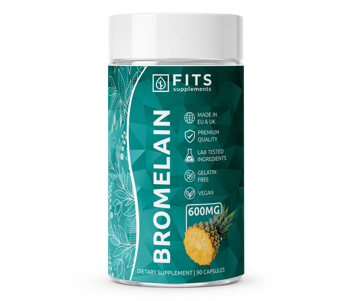 Bromelaina 600mg 90 kapsułek