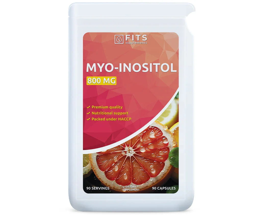 Myo inositol 800mg 90 capsules - FITS Dietary Supplements