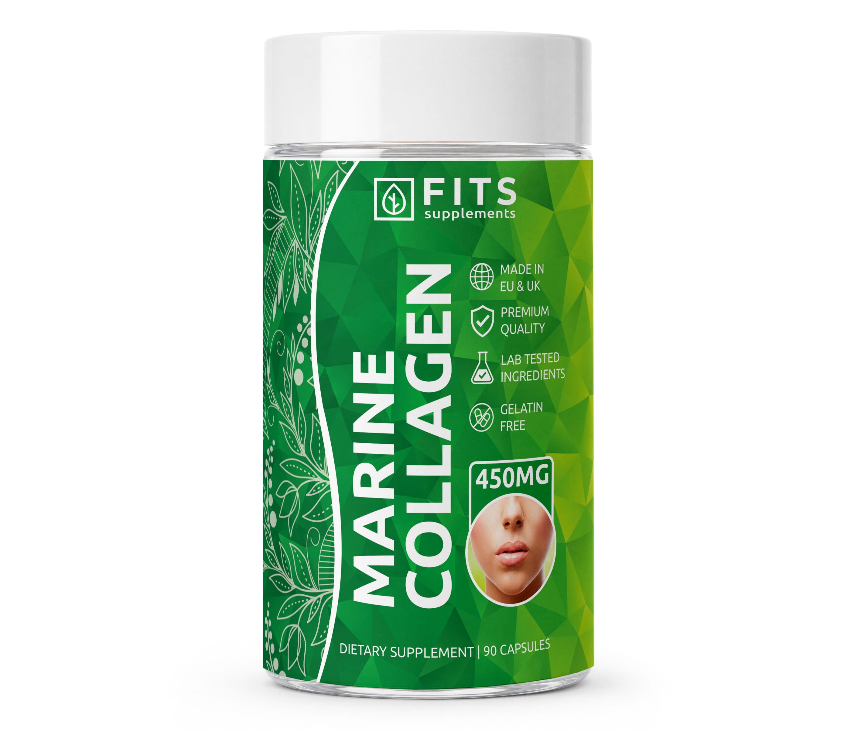 Premium Morski Kolagen 450mg 90 kapsułek