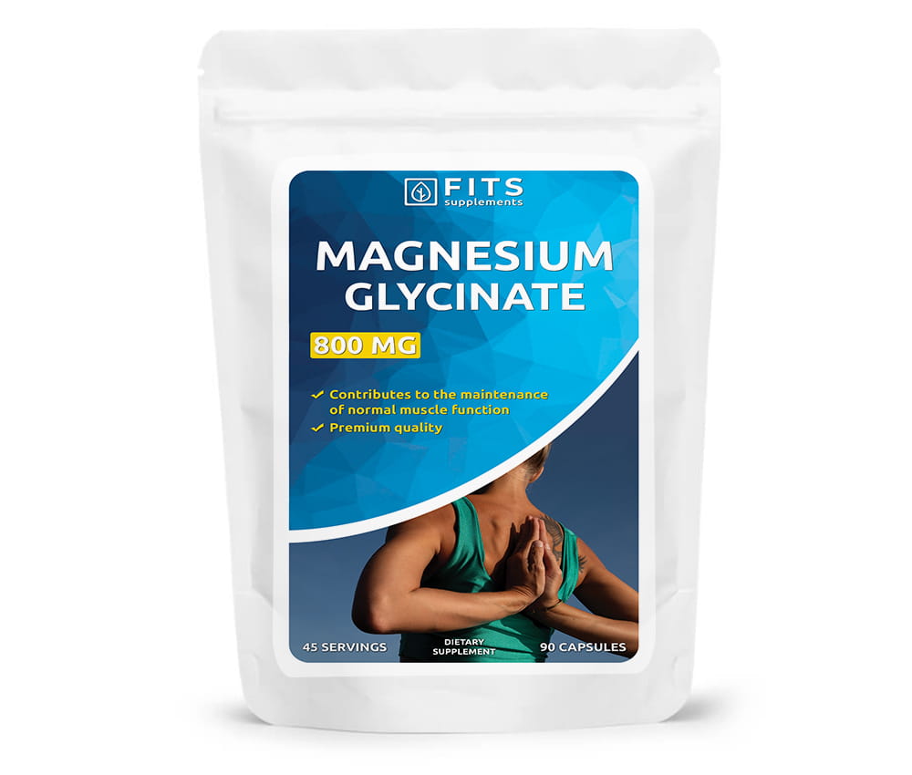 Glicynian magnezu 800 mg 90 kapsułek