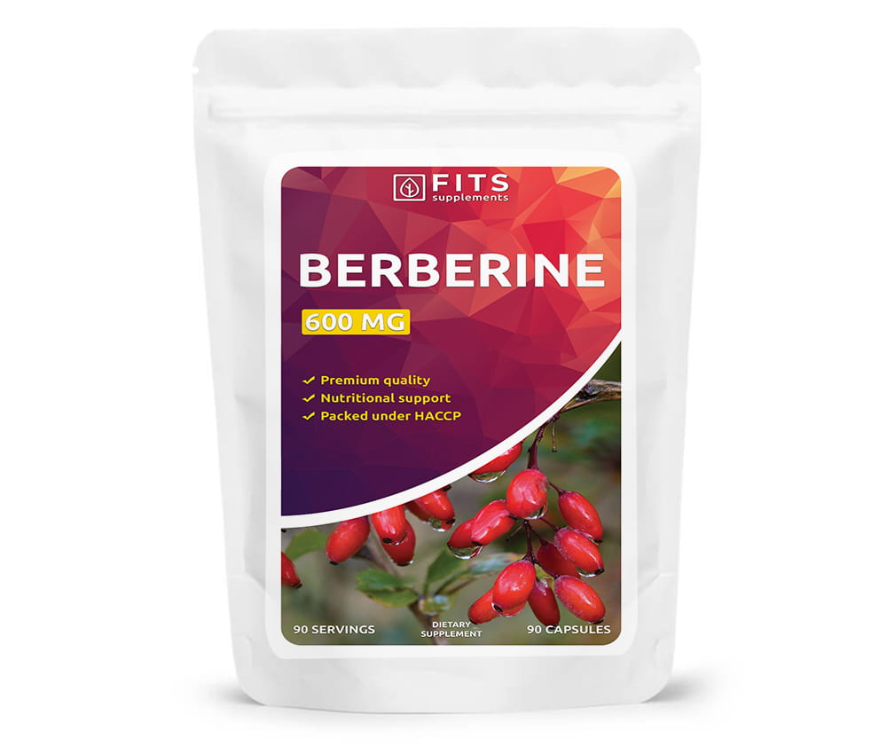 Berberyna HCL Strong 600mg 90 kapsułek