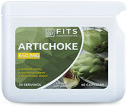 Artichoke 650mg 2.5% Cynarin 60 capsules - FITS Dietary Supplements