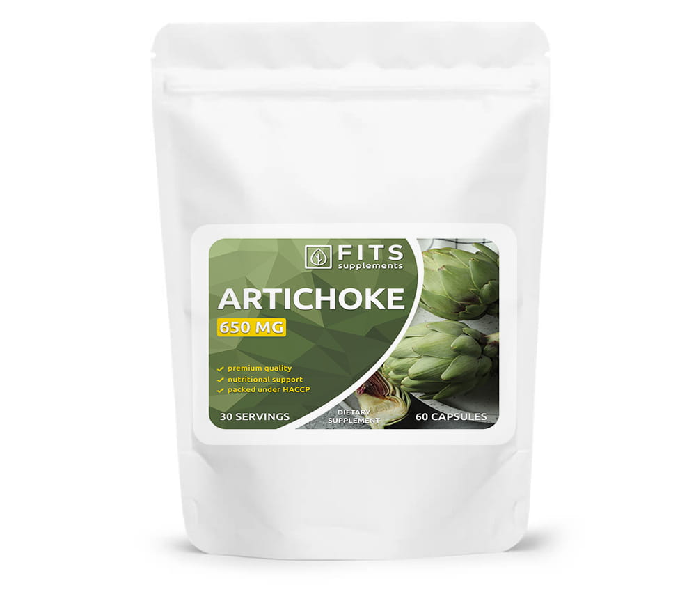 Artichoke 650mg 2.5% Cynarin 60 capsules