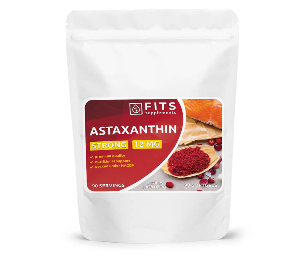Astaksantyna Strong 12mg 90 miękkich kapsułek