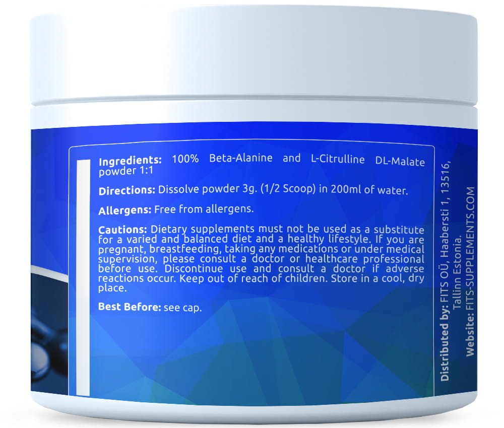 Proszek Beta-Alanina i Cytrulina 200g