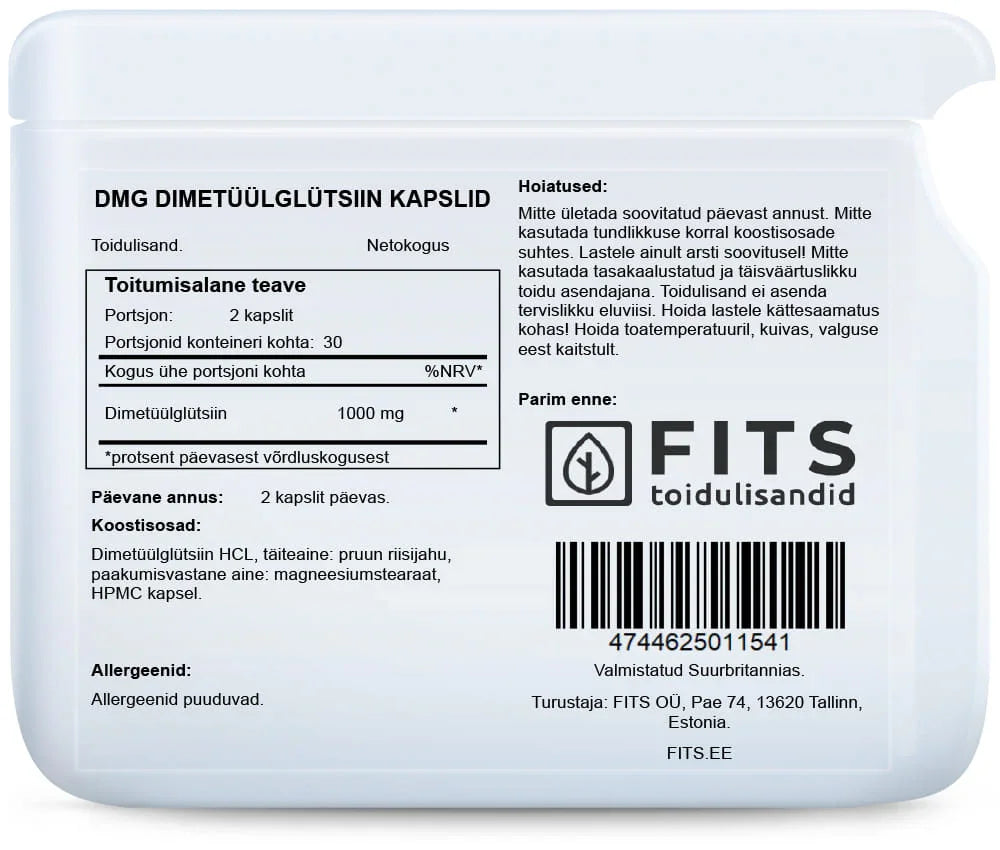 Dong Quai 2000mg 30 tablets - FITS Dietary Supplements