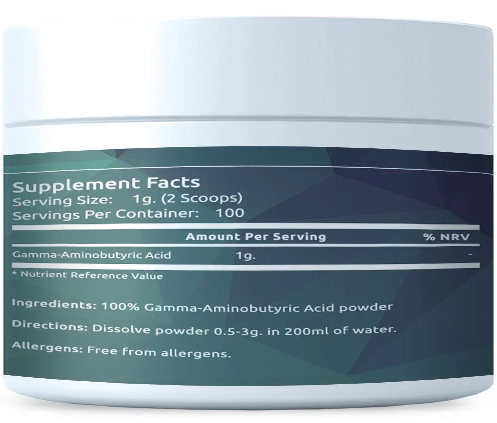 GABA powder 100g - FITS Dietary Supplements